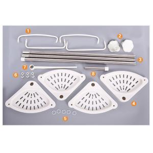 ラック バス用品 バスラック コーナー おしゃ...の詳細画像4