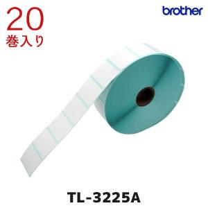 TL-3225A ブラザー 熱転写ラベルプリンター用プレカット紙ラベルロール紙 20巻 brother｜fksystem