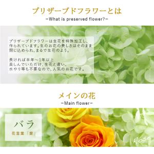 プリザーブドフラワー ボックスフラワー 還暦祝...の詳細画像2