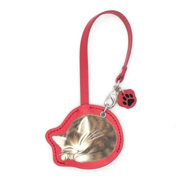 猫のダヤン レザーチャーム時計~丸猫~