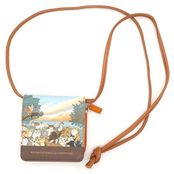 猫のダヤン ＷＣＣ２つ折りポシェット財布