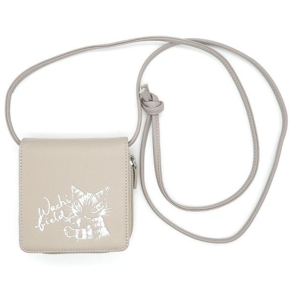 猫のダヤン 落書き２つ折りポシェット財布