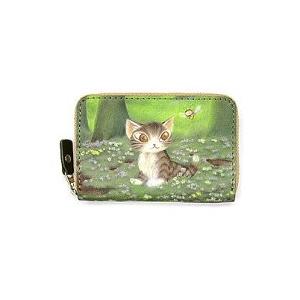 猫のダヤン アートカード小銭入れ#3 ~森のささやき~