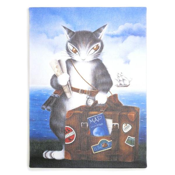 猫のダヤン アートパネル~トラベルダヤン~