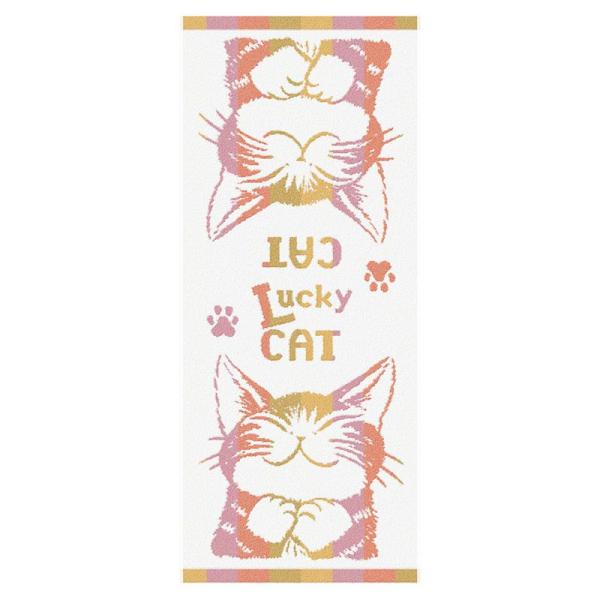 猫のダヤン 縞立てＦ／Ｔ（フェイスタオル）~うんのいいねこ~