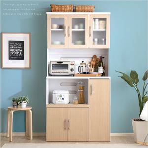 鏡面食器棚（幅90cm） : エバニスタ - 通販 - Yahoo!ショッピング