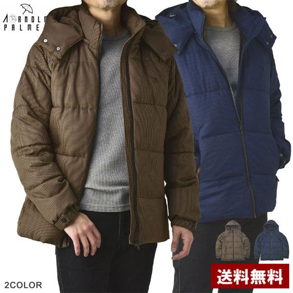 アーノルドパーマー ARNOLDPALMER メンズ ボリューム中綿ジャケット 防寒アウター ギンガ...