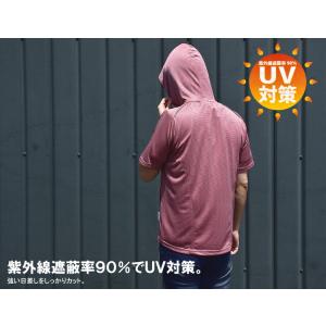 吸汗速乾 DRY パーカー 半袖 FIRSTD...の詳細画像4