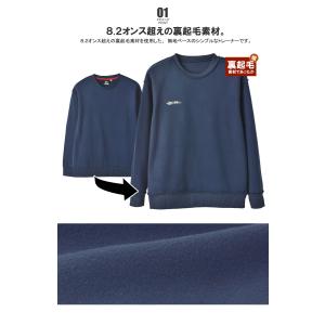 Kaepa ケイパ メンズ 裏起毛 スウェット...の詳細画像3