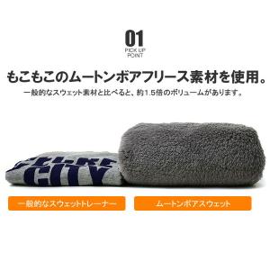 超モコモコ トレーナー メンズ ボアフリース ...の詳細画像2