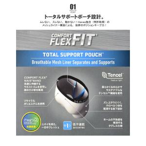 ボクサーブリーフ メンズ 前開き Hanes ...の詳細画像3