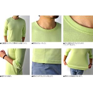 Tシャツ メンズ 七分袖 7分 クルーネック ...の詳細画像2