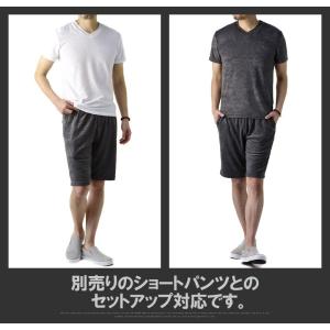 Vネック クルーネック 半袖Tシャツ メンズ ...の詳細画像2
