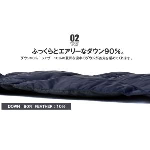 ダウンマフラー メンズ マフラー リバーシブル...の詳細画像4