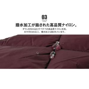 ダウンマフラー メンズ マフラー リバーシブル...の詳細画像5