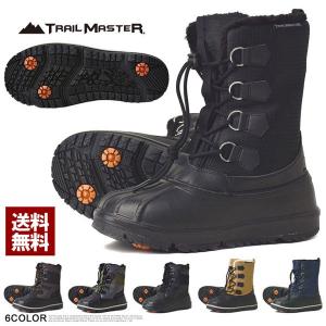 アシックス商事 スノーブーツ メンズ 防水ブーツ トレイルマスター 防寒 雪長靴 ミドル丈TR-033 ロング丈TR-034 正規品 セール S2L 爆買