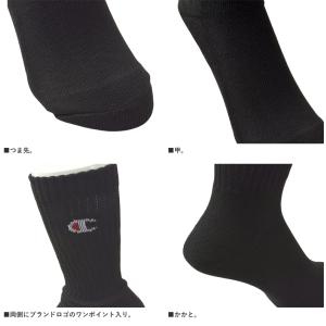 ソックス メンズ 靴下 Champion チャ...の詳細画像2