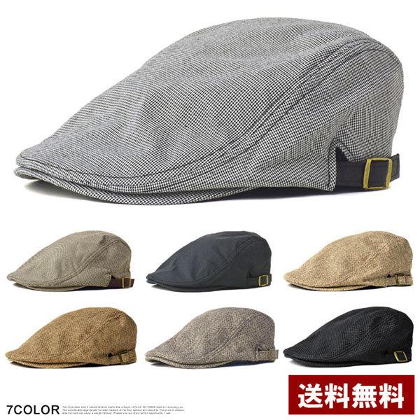 ハンチング メンズ 千鳥ハウンドトゥース柄 クラシカル ハンチング帽 帽子 標準サイズ 大寸ビッグサ...