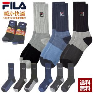 FILA フィラ 暖か靴下 メンズ クルー丈ソッ...の商品画像