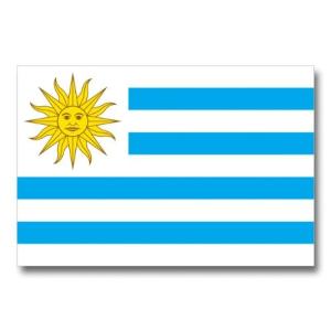 世界の国旗ポストカード  ウルグアイ東方共和国 Flags of the world POST CARD  Oriental Republic of Uruguay ムーングラフィックス