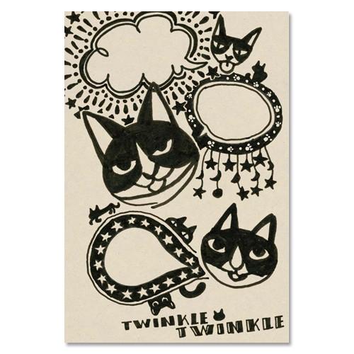 しょこねこポストカードシリーズ shokoneko.5 ムーングラフィックス FLAGS