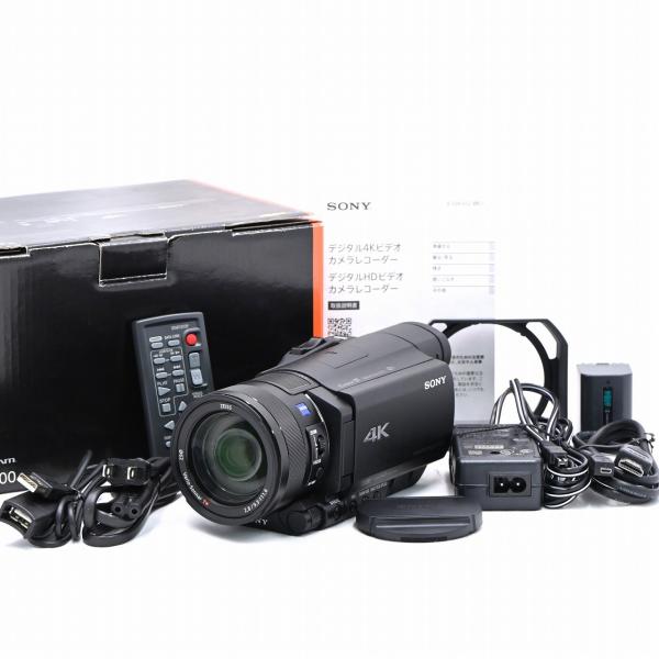ソニー SONY FDR-AX100 4K 光学12倍 ブラック Handycam