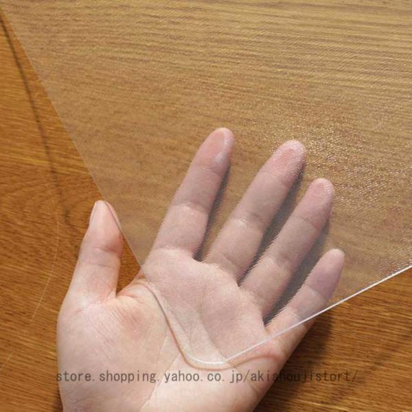 XQH 透明キッチンマット 透明マット テーブルクロス透明 デスクマット 2mm厚 クリア キッチン...