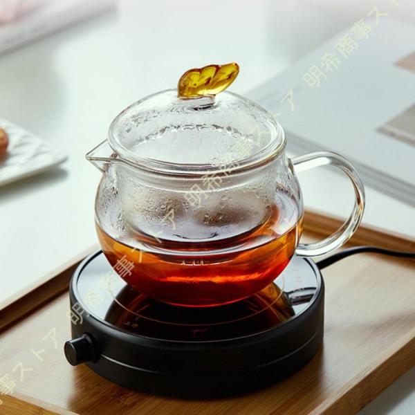 急須 ガラス 茶こし付き 耐熱ガラス 大きい 大容量 割れない 紅茶ポット お茶入れ ティーポット ...