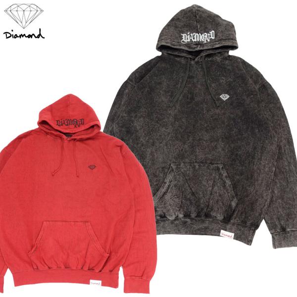 Diamond SUPPLY CO./ダイヤモンドサプライ プルオーバーパーカー ウォッシュ加工/D...