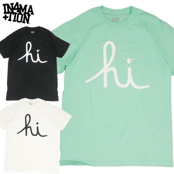IN4MATION/インフォメーション 半袖 Tシャツ/HI SCRIPT IN4-007-SP21