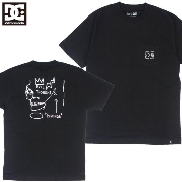 DC SHOE CO USA/ディーシーシューズ半袖 Tシャツ バスキア コラボ/DCxJMB EV...