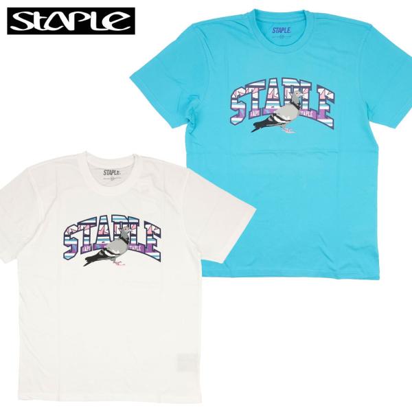 STAPLE/ステイプル 半袖 Tシャツ/COLLEGIATE PIGEON TEE 2104C64...