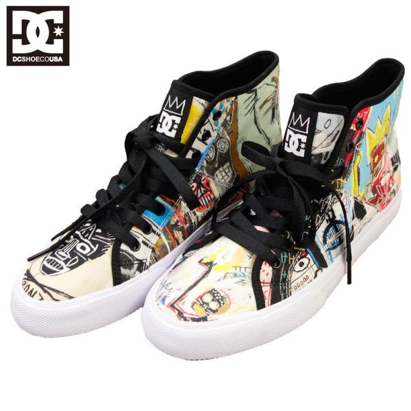 DC SHOE CO USA/ディーシーシューズスニーカー ハイカット バスキア コラボ/BASQ ...
