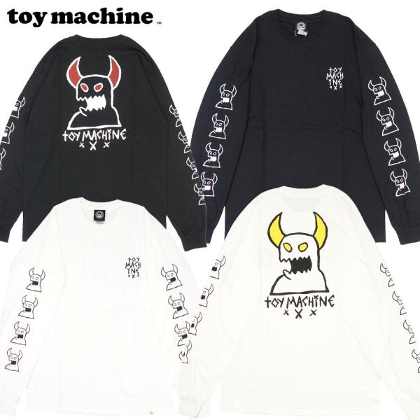 TOYMACHINE/トイマシーン 長袖 Tシャツ ロンT/SKETCHY MONSTER EMBR...
