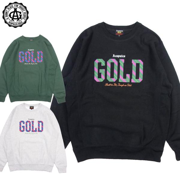 Acapulco Gold/アカプルコゴールド クルーネックスウェット/REPP STRIPE CR...
