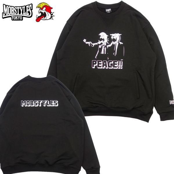 MOBSTYLES/モブスタイル スクルーネックスウェット ビッグシルエット/ORIGINAL SW...
