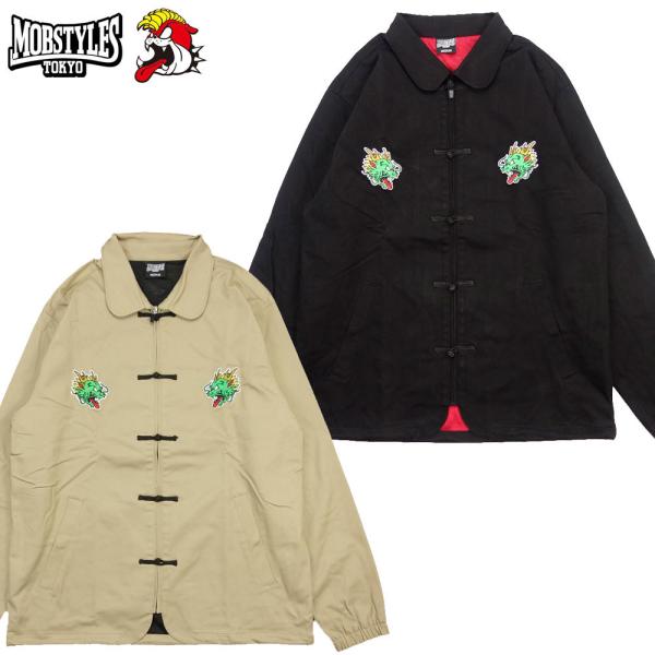 MOBSTYLES/モブスタイル スカンフージャケット コーチジャケット/DRAGON COACH ...