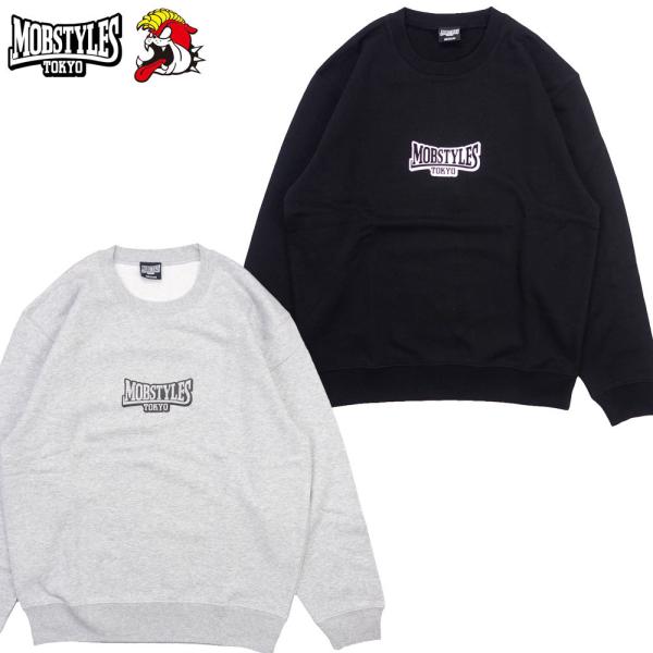 MOBSTYLES/モブスタイル スクルーネックスウェット /Small Logo Sweat Cr...