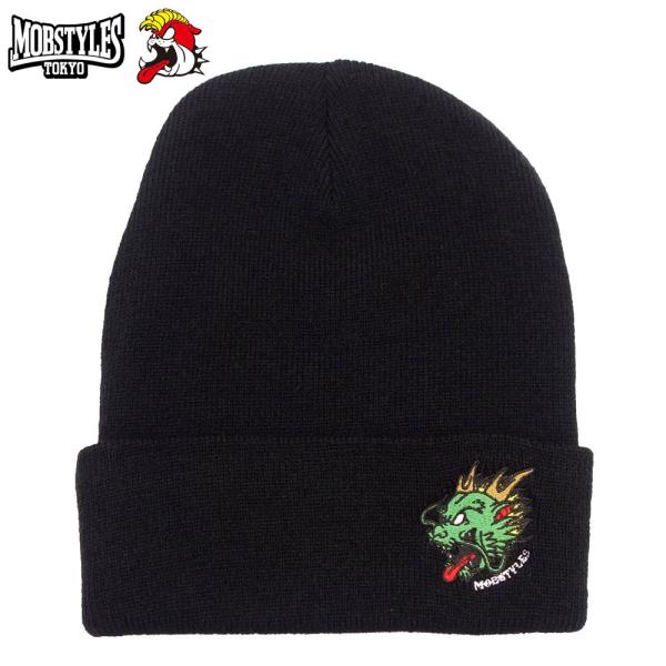 MOBSTYLES/モブスタイル スニットキャップ ビーニー/DRAGON KNIT CAP｜刺繍 ...