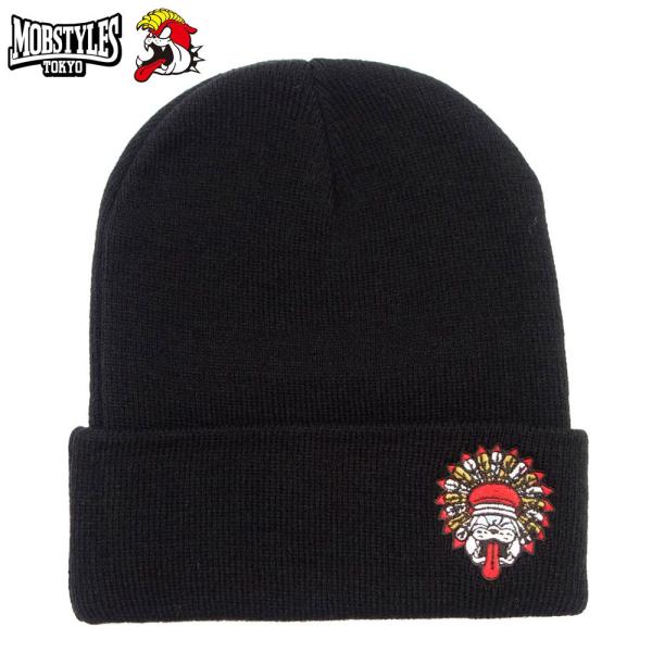 MOBSTYLES/モブスタイル スニットキャップ ビーニー/QALETAQA KNIT CAP｜刺...