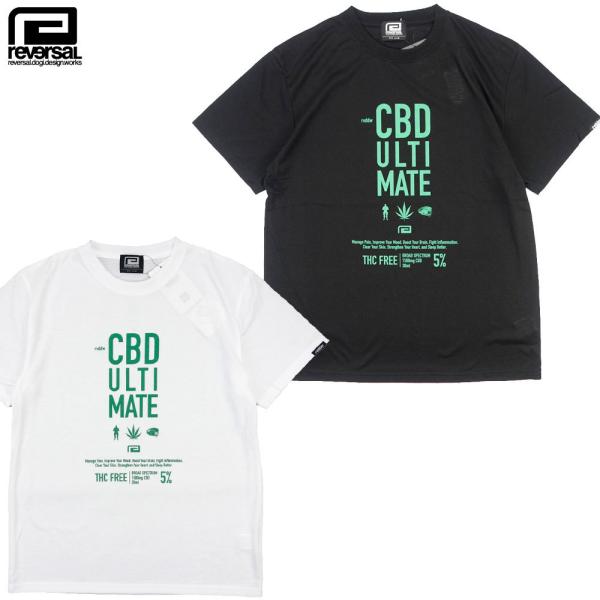 reversal/リバーサル ドライメッシュ Tシャツ 半袖/CBD OIL MAT DRY TEE...