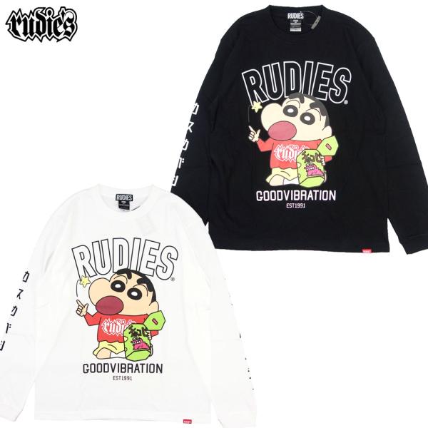 RUDIE'S/ルーディーズ クレヨンしんちゃん コラボ 長袖 Tシャツ ロンT rudies/RU...