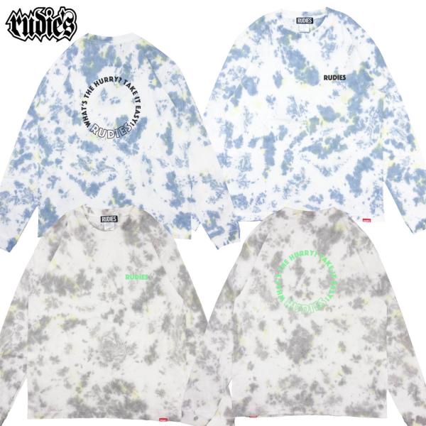 RUDIE'S/ルーディーズ Tシャツ タイダイ ロンT 長袖/ROUND TIEDYE LS-T ...