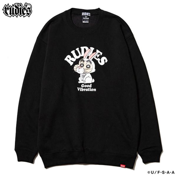 RUDIE'S/ルーディーズ クルーネックスウェット クレヨンしんちゃん コラボ/RUDIE'SxC...