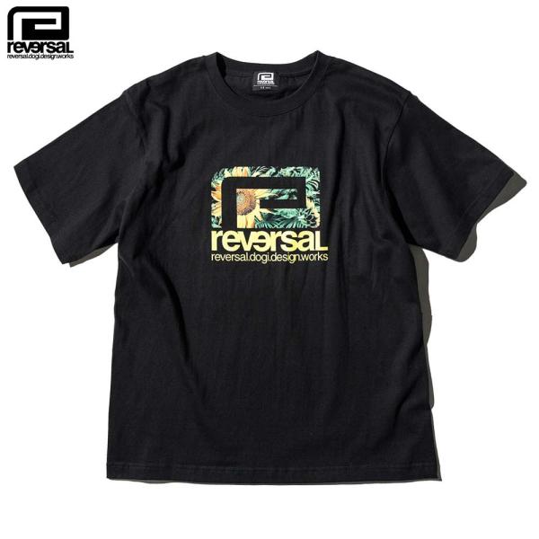 reversal/リバーサル 長袖 Tシャツ コットン/SUN FLOWER BIG MARK CO...