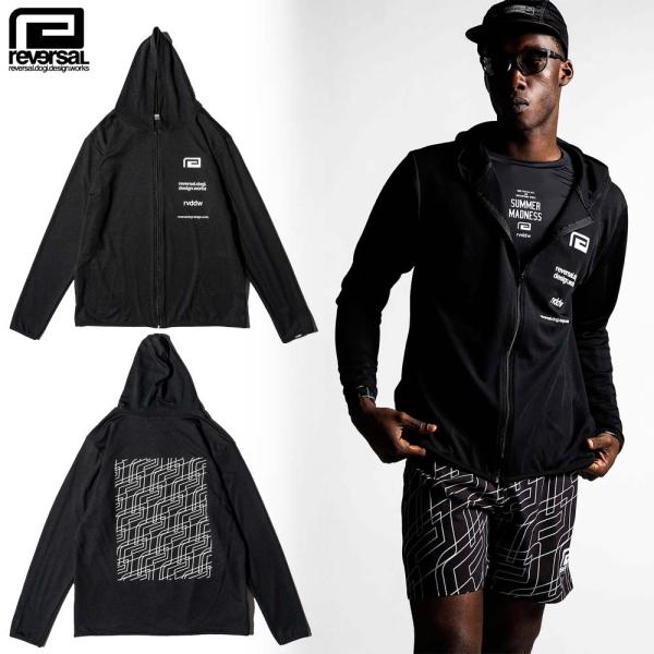reversal/リバーサル ドライメッシュ ジップフード パーカー/OBLIQUE BIG MAR...
