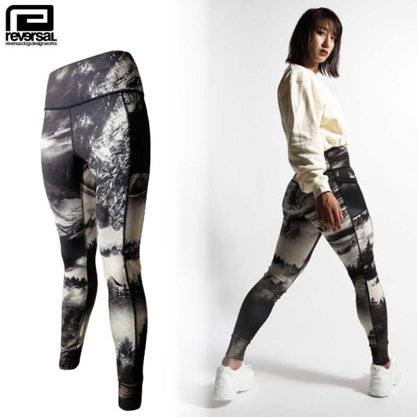 reversal/リバーサル レディース レギンス ハイウエスト ロングスパッツ/HIGH WAIS...