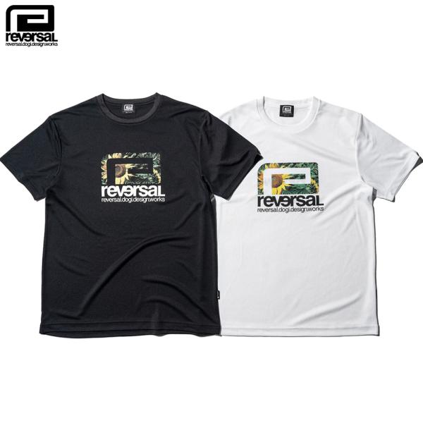 reversal/リバーサル Tシャツ ドライメッシュ 半袖/SUN FLOWER BIG MARK...