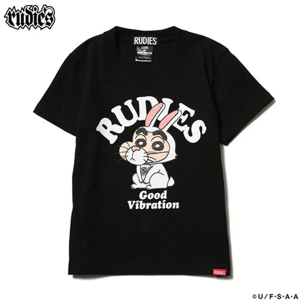 RUDIE&apos;S/ルーディーズ ルーディーズ ×クレヨンしんちゃん キッズ ラビット コラボ Tシャツ...