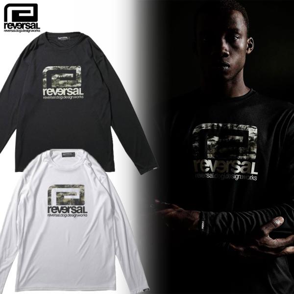 reversal/リバーサル ドライメッシュ Tシャツ 長袖/CONTROL BIG MARK DR...